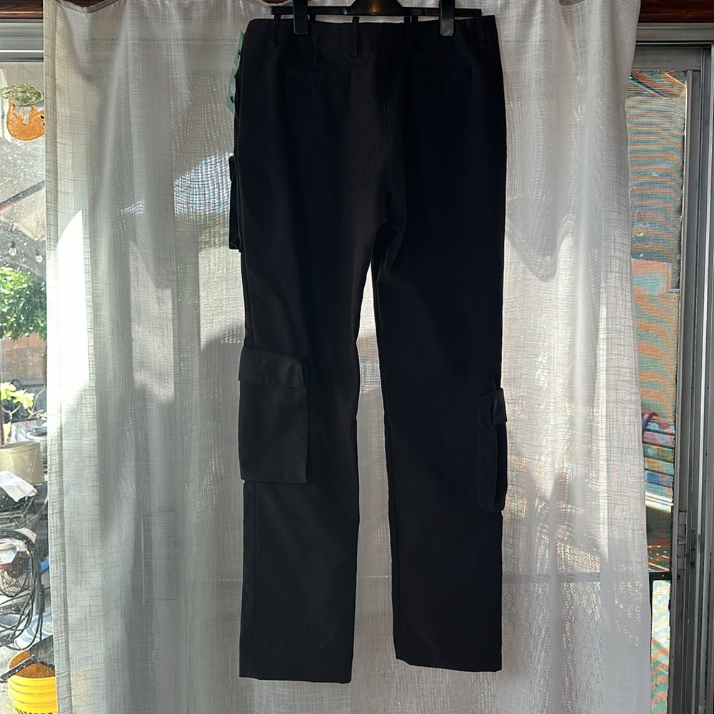NEW w/tags Off-White Brown Gray Cargo Pants L 12 10 - Picture 6 of 10
